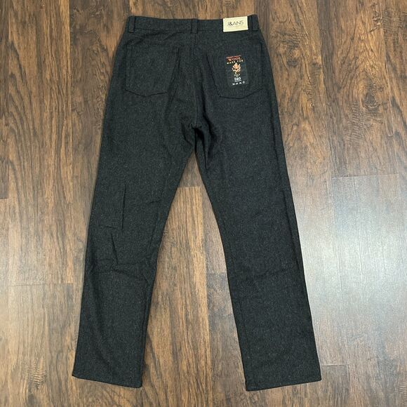 J&ANS Dolce Gabbana Gray Men Wool Pants Made In Italy Size: 36/50